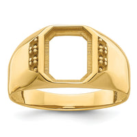 14k Men's Band Mounting-Y7224