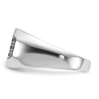 14k White Gold Men's Band Mounting-Y7225