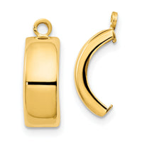 14k Polished Earring Jackets-Y7900J