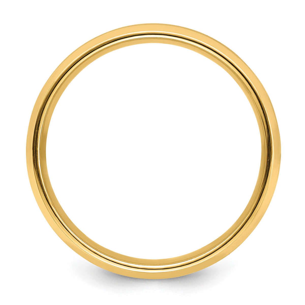 14k Yellow Gold Heavy Comfort Fit Brush Satin Fancy Band-YB111H