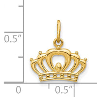 14k Crown Charm-YC1036
