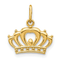 14k Crown Charm-YC1036
