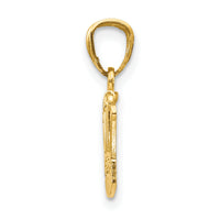 14k Crown Pendant-YC1037