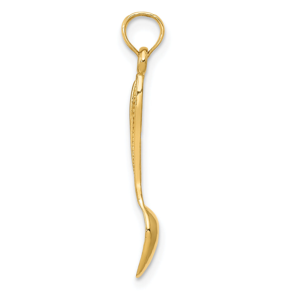 14K 3-D Table Spoon Pendant-YC1041