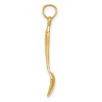 14K 3-D Table Spoon Pendant-YC1041