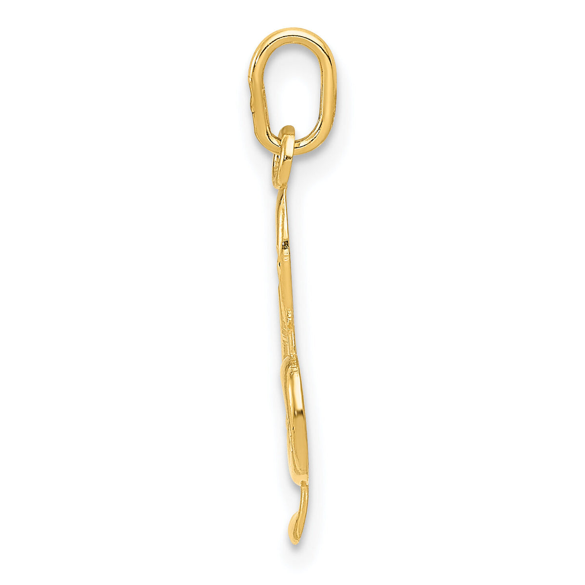 14K Treble Clef Pendant-YC1057