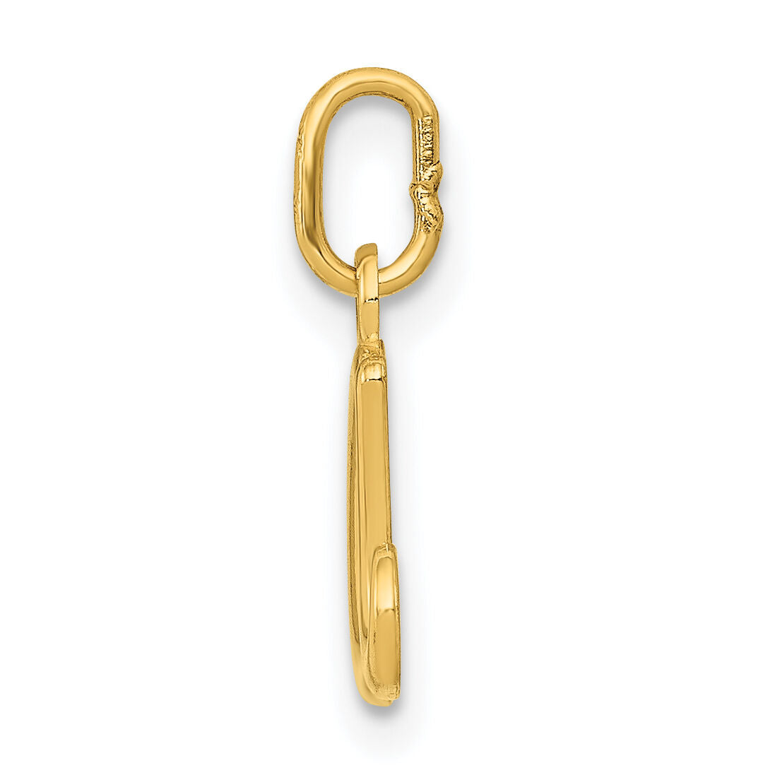 14k Yellow Gold Letter A Initial Charm-YC1060A