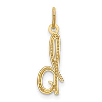 14k Yellow Gold Letter B Initial Charm-YC1060B