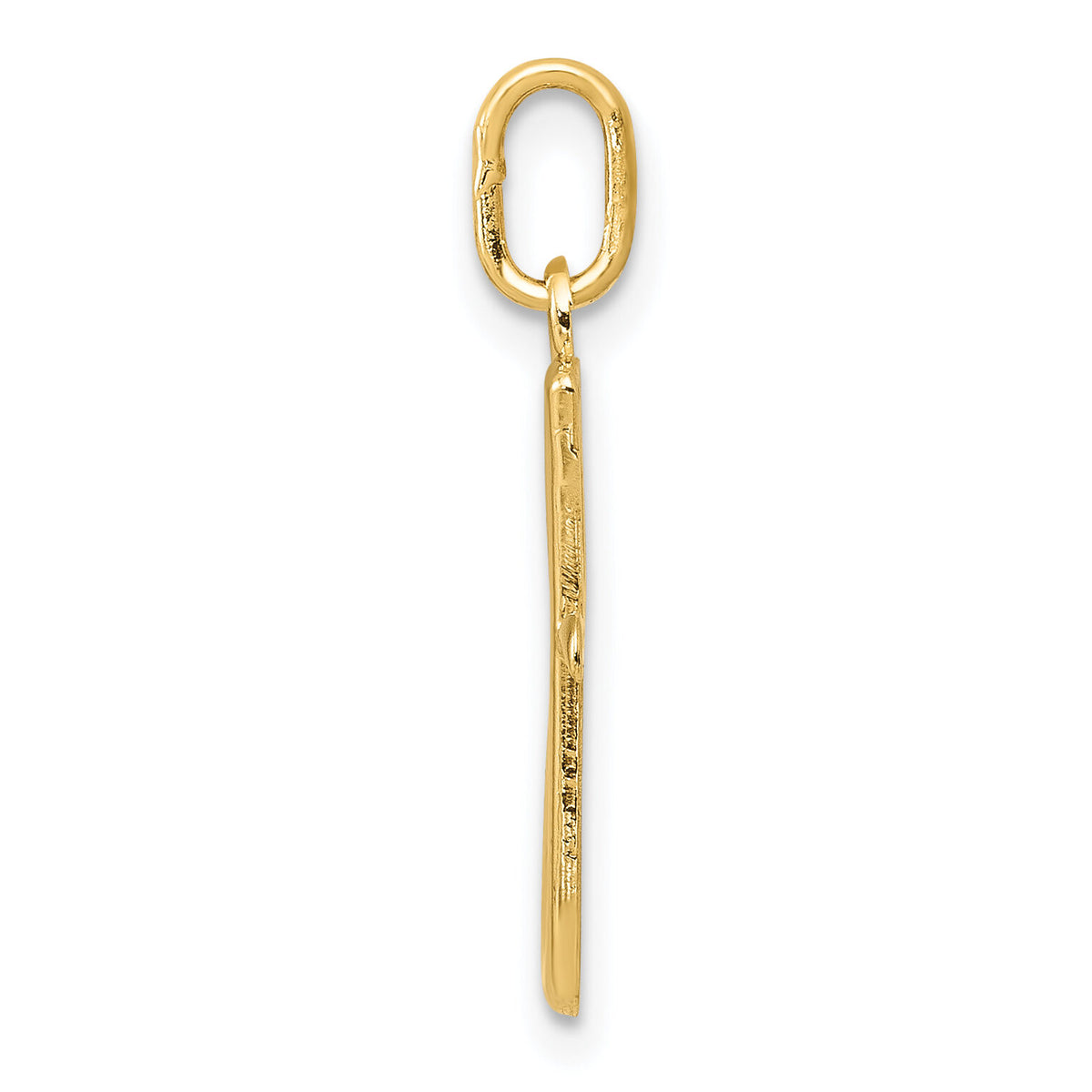 14k Yellow Gold Letter G Initial Charm-YC1060G