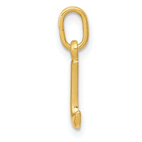 14k Yellow Gold Letter I Initial Charm-YC1060I