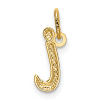 14k Yellow Gold Letter I Initial Charm-YC1060I