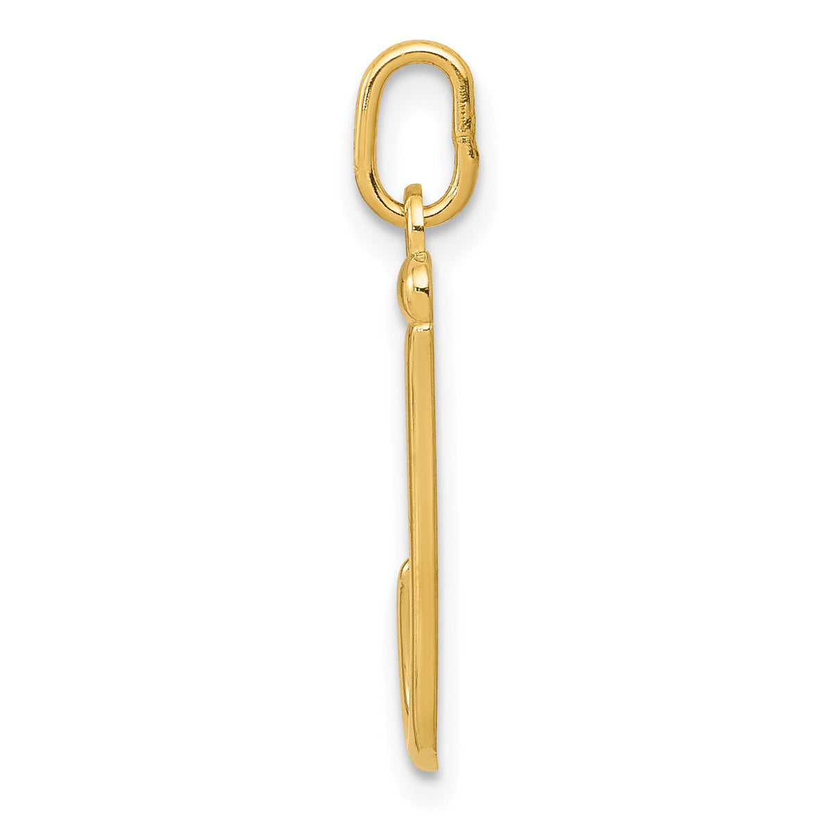 14k Yellow Gold Letter J Initial Charm-YC1060J