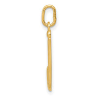 14k Yellow Gold Letter J Initial Charm-YC1060J