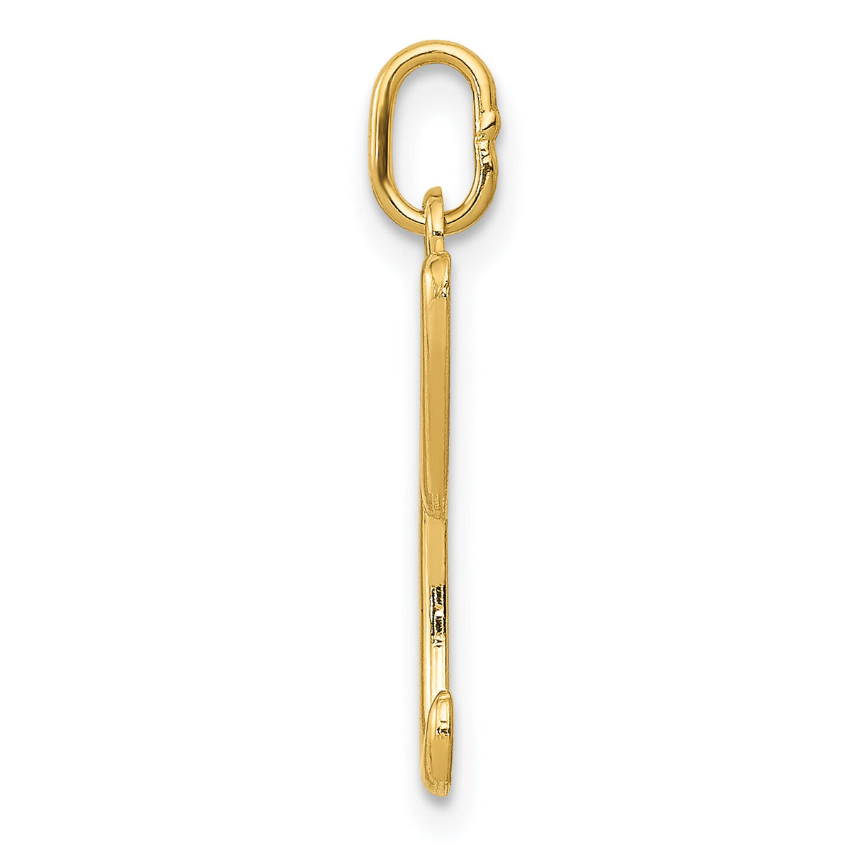 14k Yellow Gold Letter L Initial Charm-YC1060L