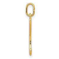 14k Yellow Gold Letter L Initial Charm-YC1060L
