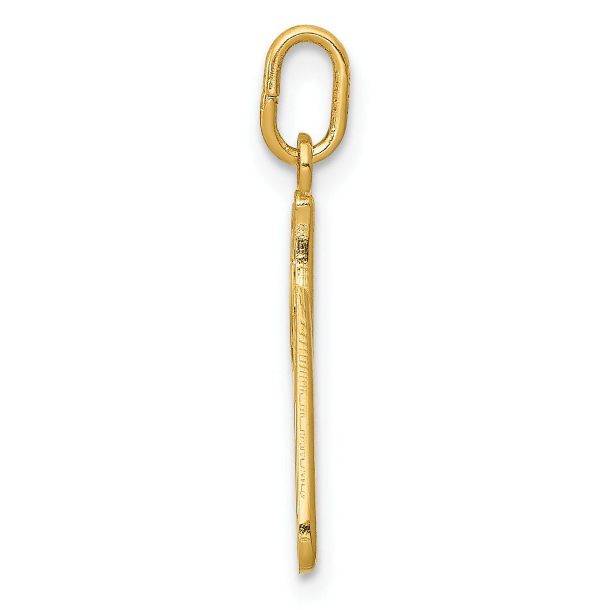 14k Yellow Gold Letter P  Initial Charm-YC1060P