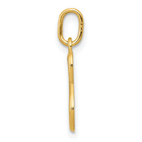 14k Yellow Gold Letter S Initial Charm-YC1060S