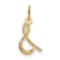 14k Yellow Gold Letter S Initial Charm-YC1060S