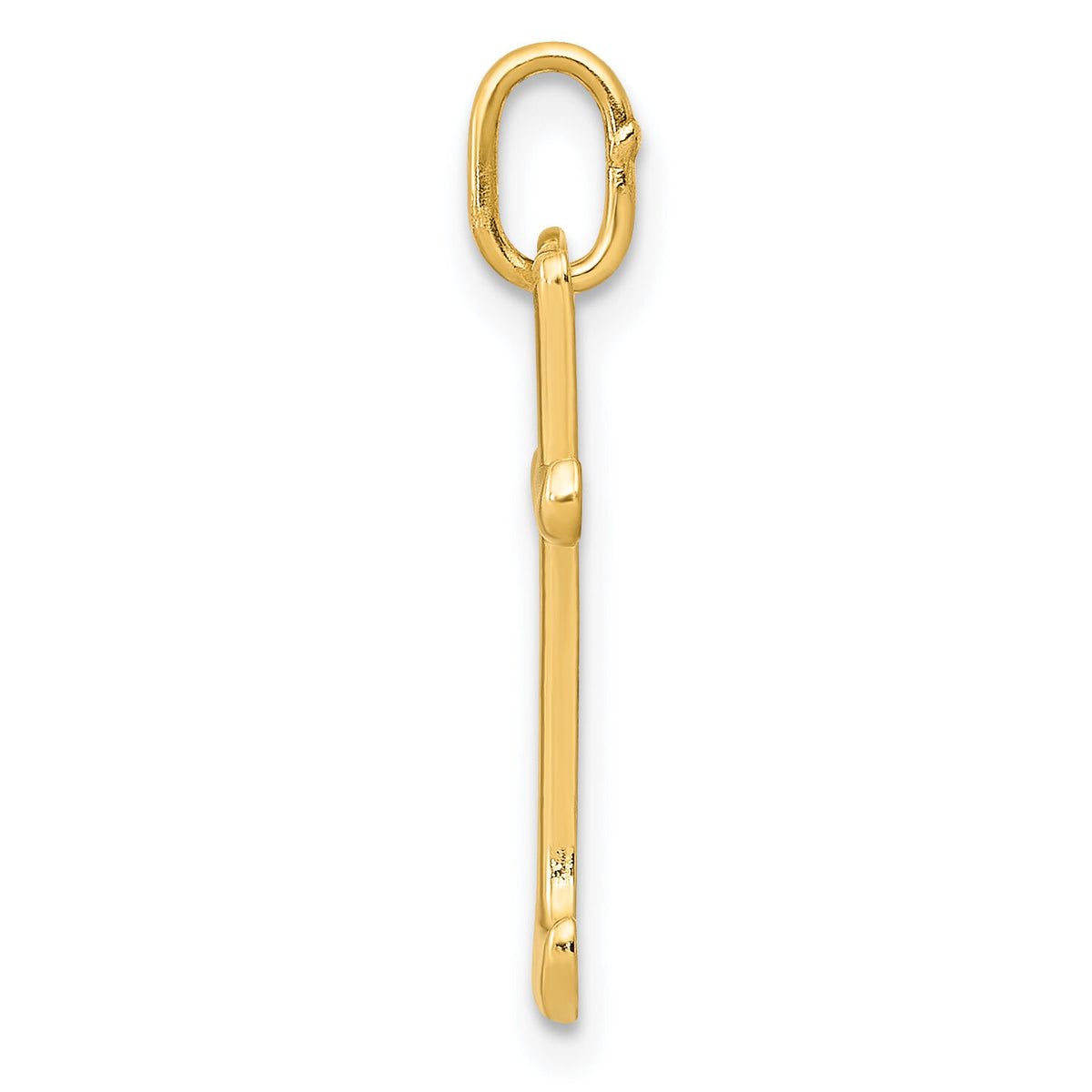 14k Yellow Gold Letter T Initial Charm-YC1060T