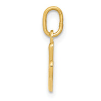 14k Yellow Gold Letter V Initial Charm-YC1060V