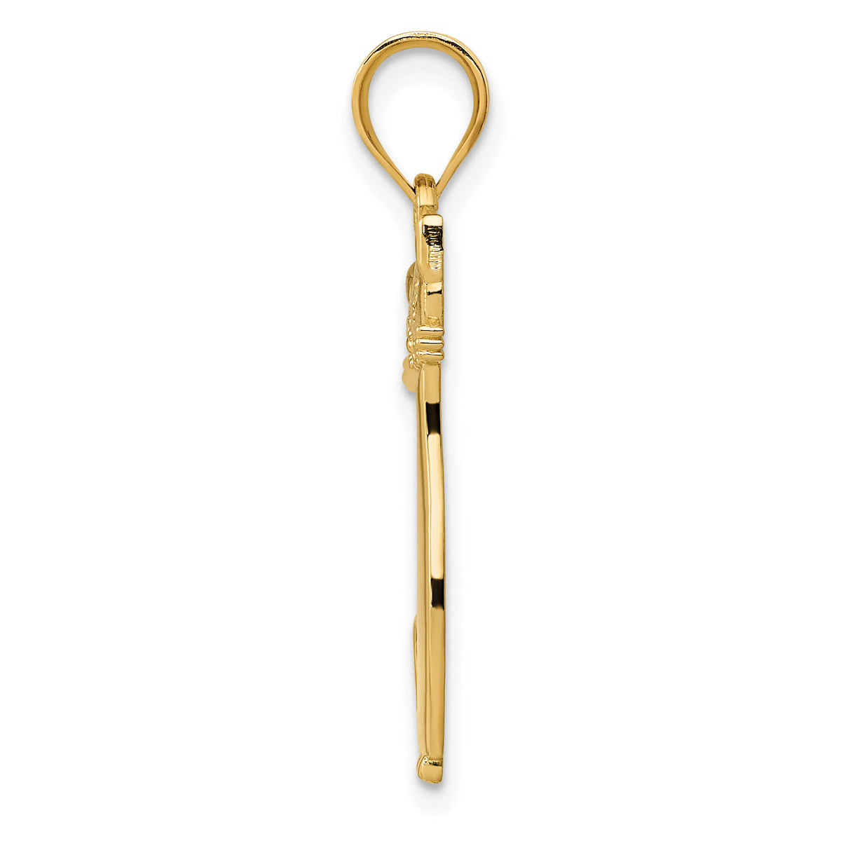 14k Diamond Cat Pendant-YC1105