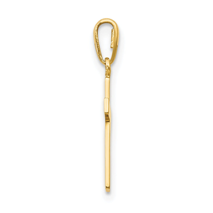 14k Children's Cross Pendant-YC1125