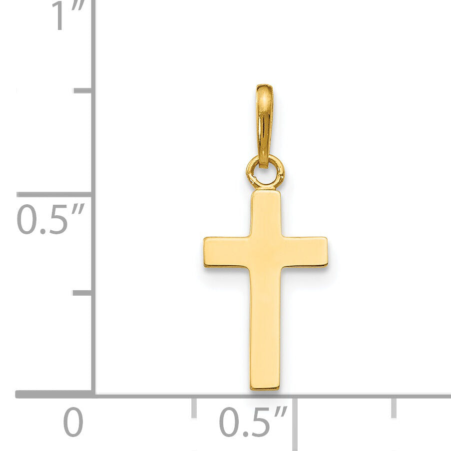 14k Children's Cross Pendant-YC1125
