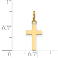14k Children's Cross Pendant-YC1125