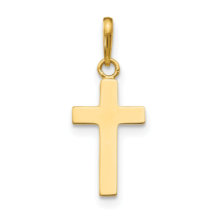 14k Children's Cross Pendant-YC1125