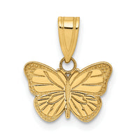 14k Laser Cut Butterfly Charm-YC1183