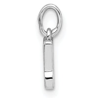 14k White Gold Cut-out Butterfly Pendant-YC1355