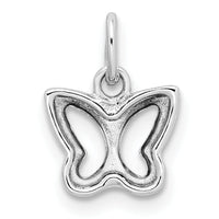 14k White Gold Cut-out Butterfly Pendant-YC1355