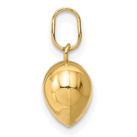 14k Polished Puffed Heart Charm-YC1383