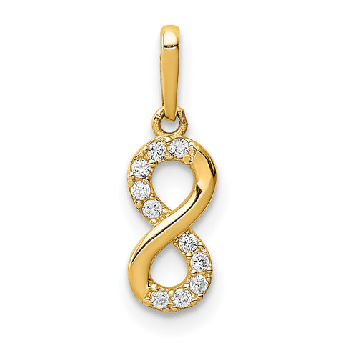 QGOLD INFINITY PENDANTS