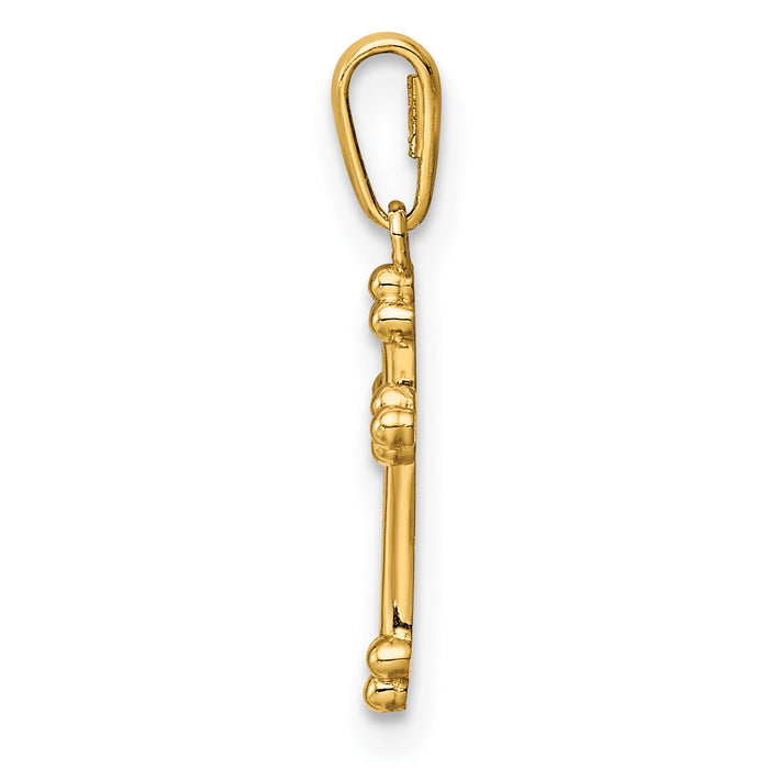 14K Cross Pendant-YC1402