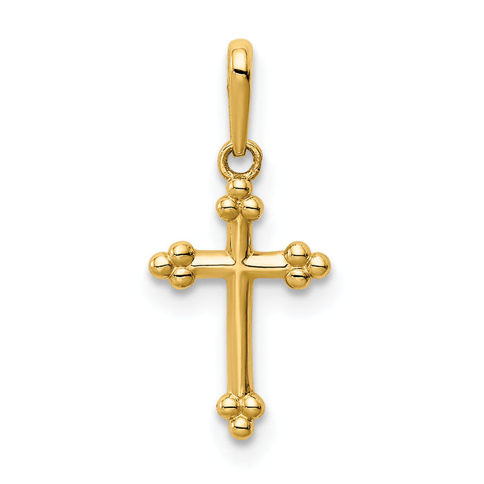 14K Cross Pendant-YC1402