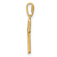 14K Cross CZ Pendant-YC1404