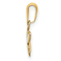 14k Enamel Bumble Bee Pendant-YC1406