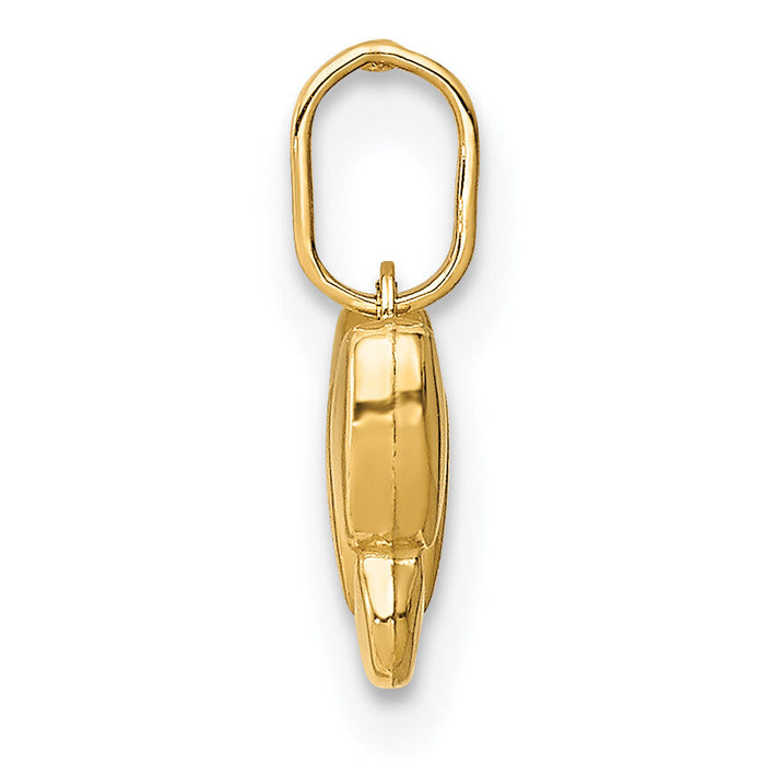 14k Polished Butterfly Charm-YC1409