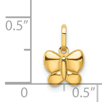14k Polished Butterfly Charm-YC1409