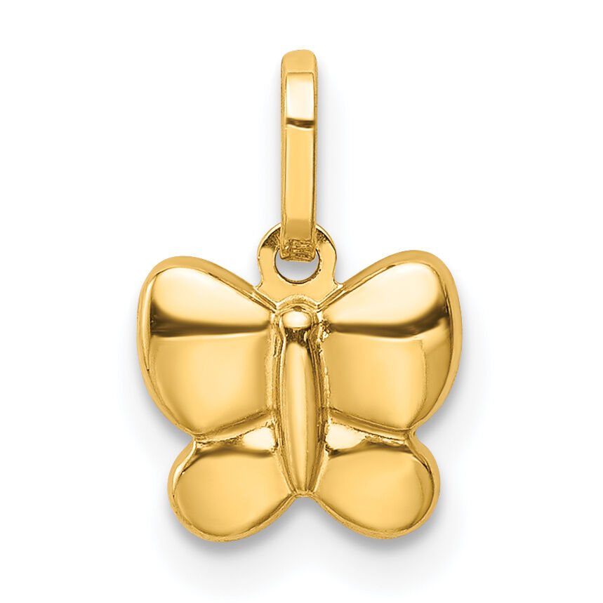 14k Polished Butterfly Charm-YC1409