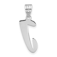 14kw Polished Script Letter J Initial Pendant-YC1438WJ
