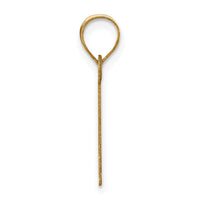 14k Polished Letter I Initial Pendant-YC1440I