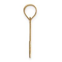 14k Polished Letter J Initial Pendant-YC1440J