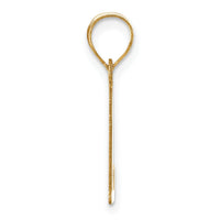 14k Polished Letter L Initial Pendant-YC1440L