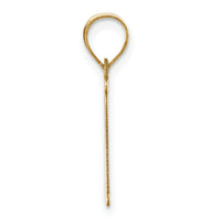 14k Polished Letter N Initial Pendant-YC1440N