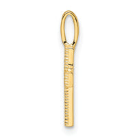 14k CZ Cross Pendant-YC1498