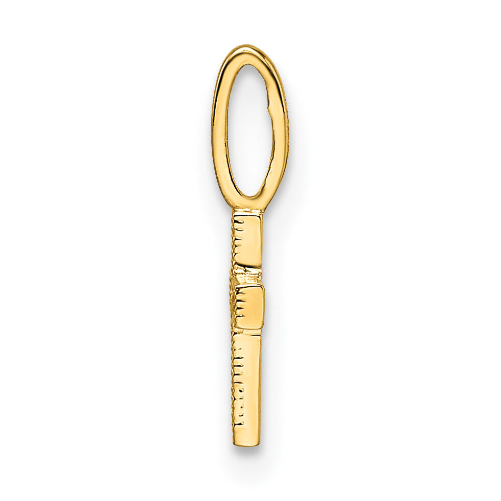 14k CZ Cross Pendant-YC1500
