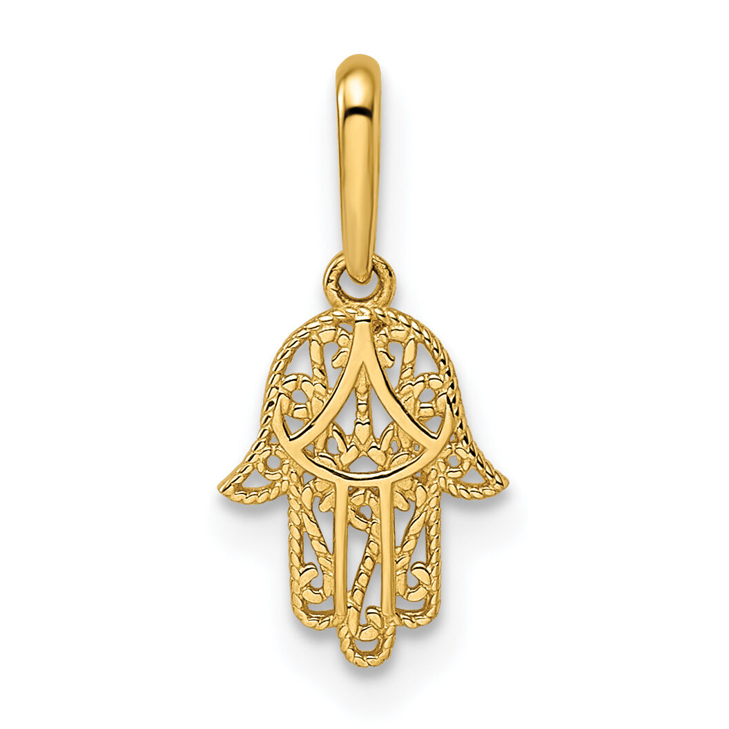14k Hamsa Pendant-YC1502