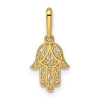 14k Hamsa Pendant-YC1502